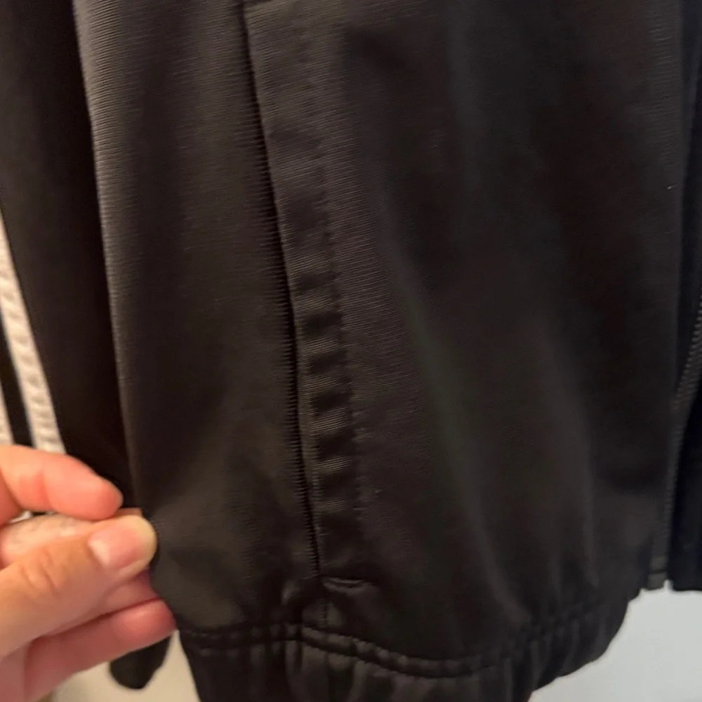 Adidas Black Jacket with White Accents - Picture 4 of 8